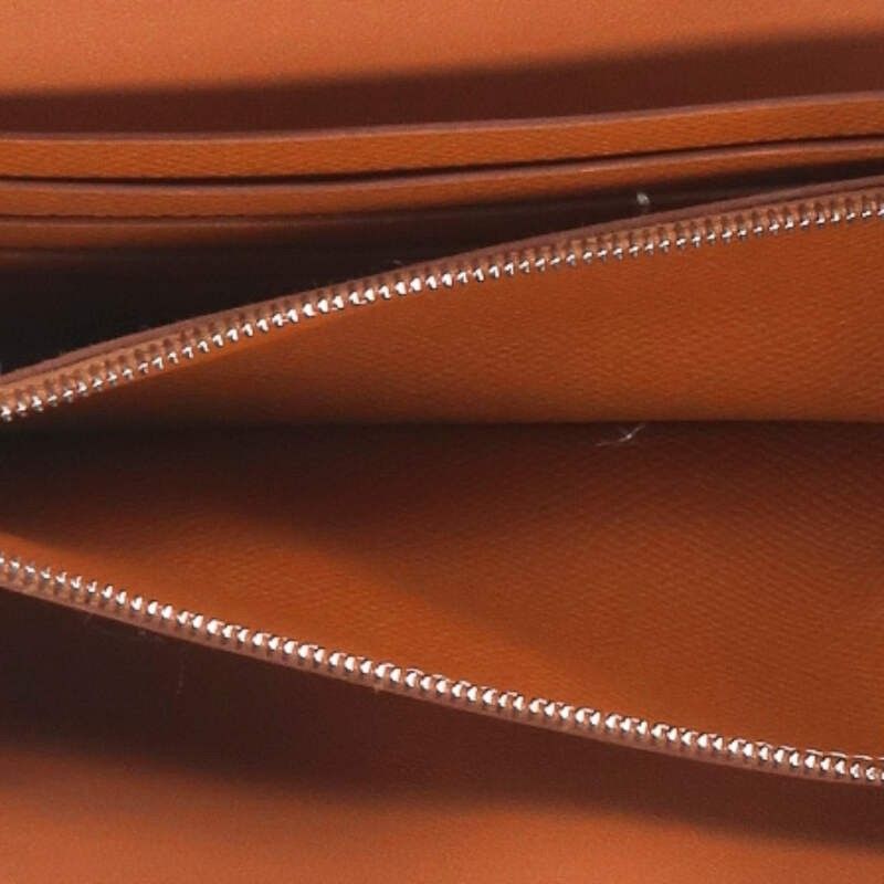 Hermes Constant Togo U Engraved Svhardware Vaux Epson Gold Long Wallet Men's