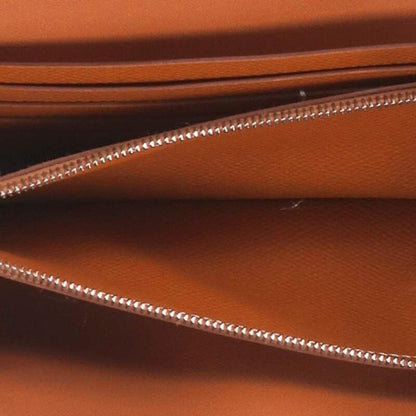 Hermes Constant Togo U Engraved Svhardware Vaux Epson Gold Long Wallet Men's