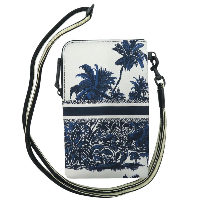 Christian Dior Multifunction Pouch Travel S5494sntj Nylon Technical Fabric Blue