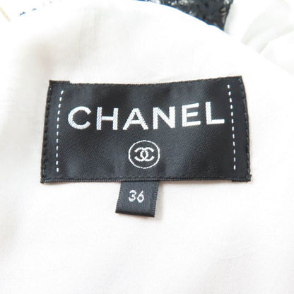 CHANEL P56062 All Lace Knee Length Cami Dress With Coco Mark Hardware Dress
