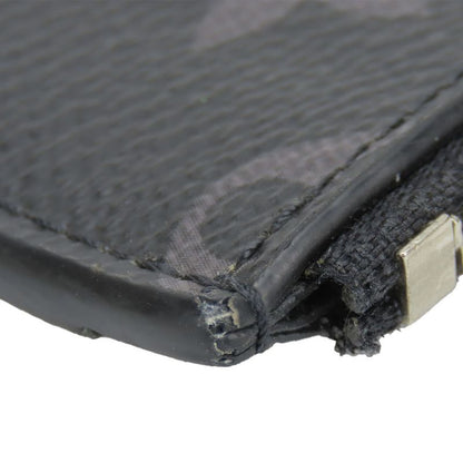 Louis Vuitton Coin Case Coin Card Holder M30271 Monogram Eclipse Taiga Llama