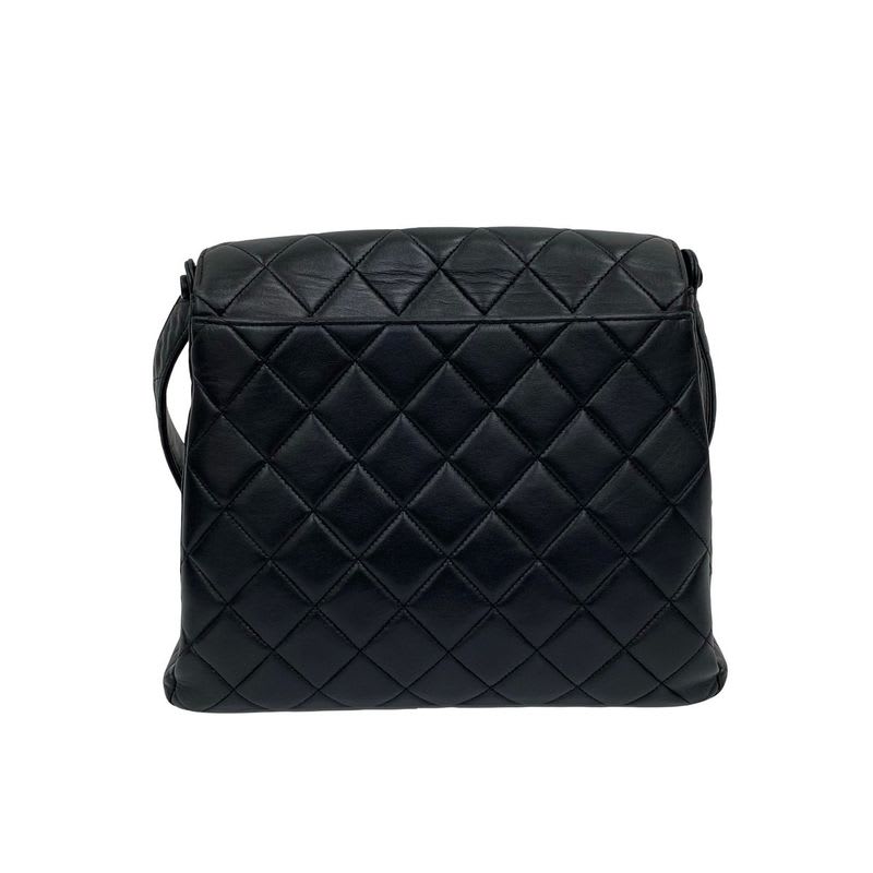 Chanel Chanel Vintage Quilted Lambskin Semi One Shoulder Bag