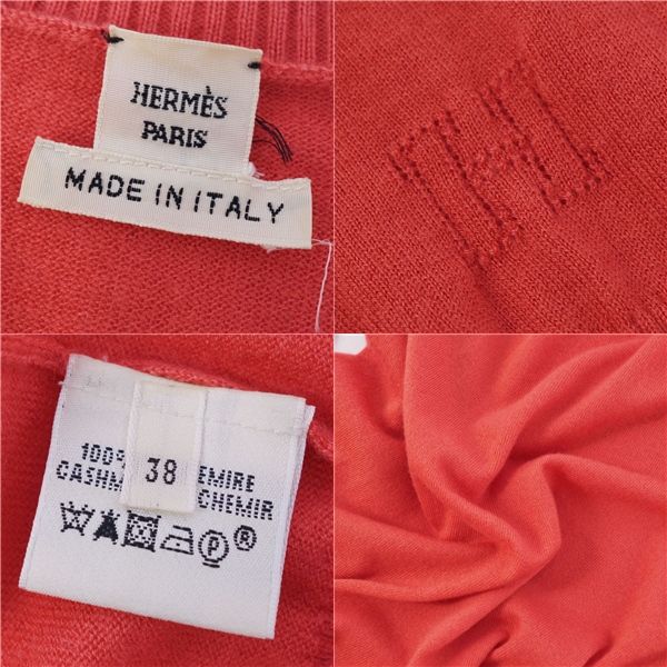 Hermes Knit Sweater Short Sleeves Short Sleeves Cashmere