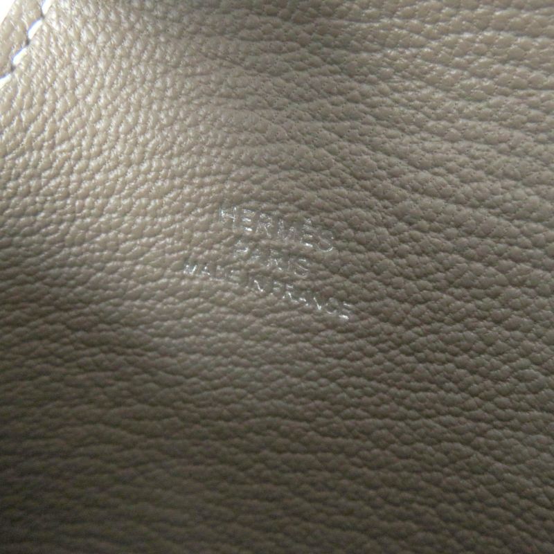 Hermes Iliade Etoupe Evercolor Card Case Boxed Stamped W Made In France Women