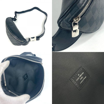 Louis Vuitton Body Bag Bum Bag N40362 Damier Graphite Canvas Black