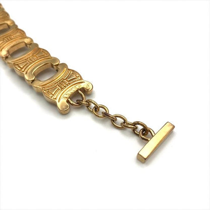 Celine Macadam Triomphe Gold Bracelet Small Items