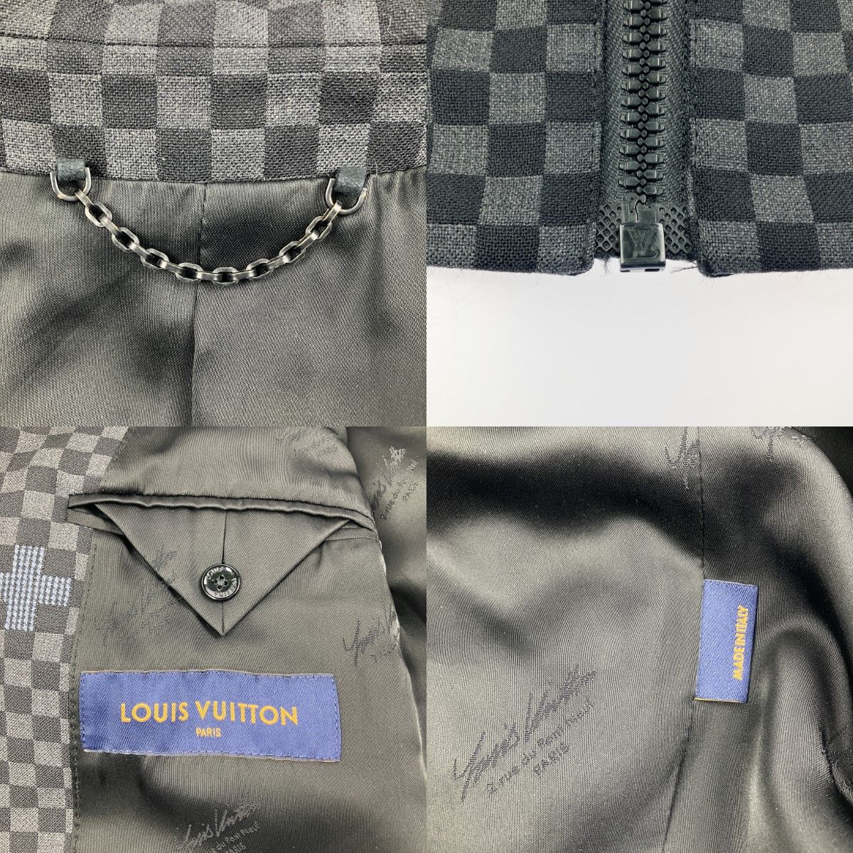 Louis Vuitton Giubbotto Jet Pocket Damier Cross Jet Pocket Jumper