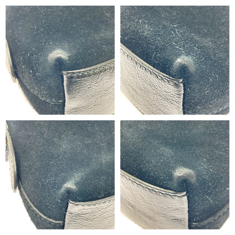 Gucci 499621 and 486628 Suede Ophidia Ggmarmont Shoulder Bag Black 371302