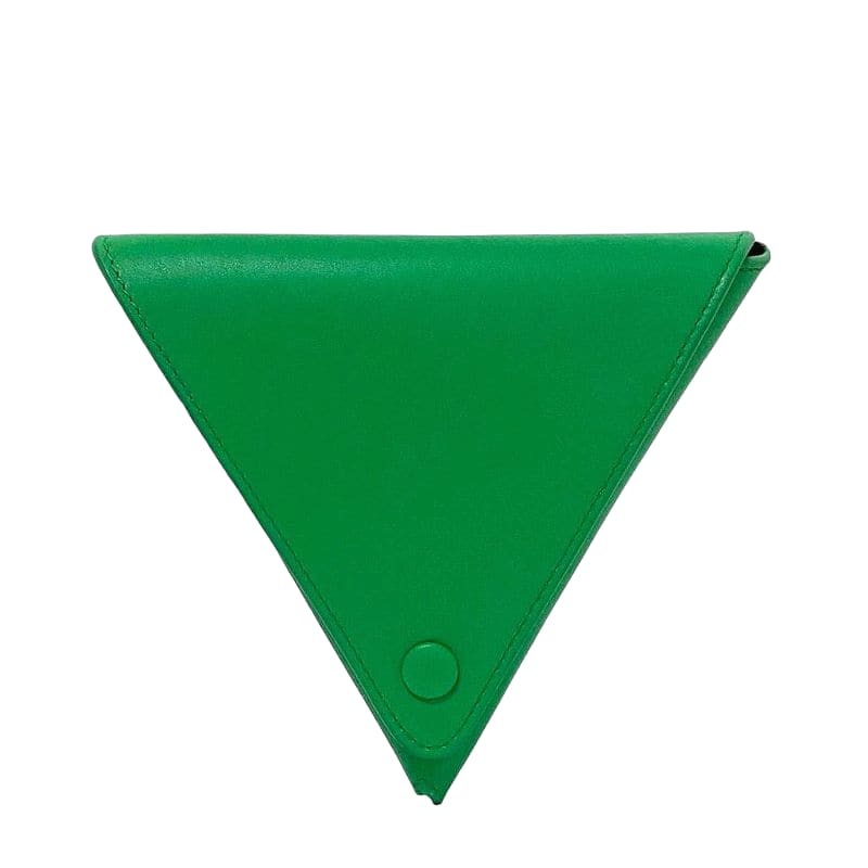 Bottega Veneta Pouch Green 651441 Excellent Condition Leather Preowned