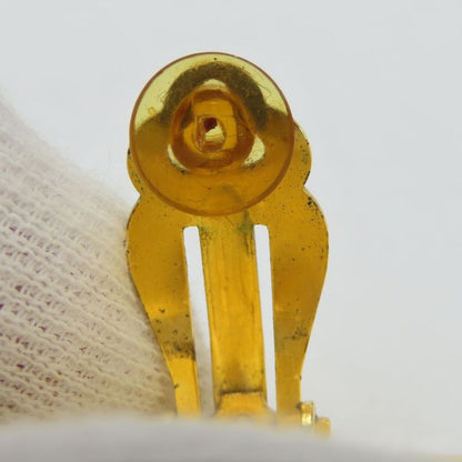 Chanel Earring Coco Mark Metal Gold Plated Accessories 96A Ladies Women Chanel