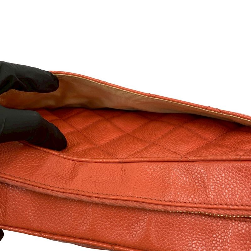 Chanel Chanel Quilted Caviar Leather Semi-one Shoulder Bag Handbag