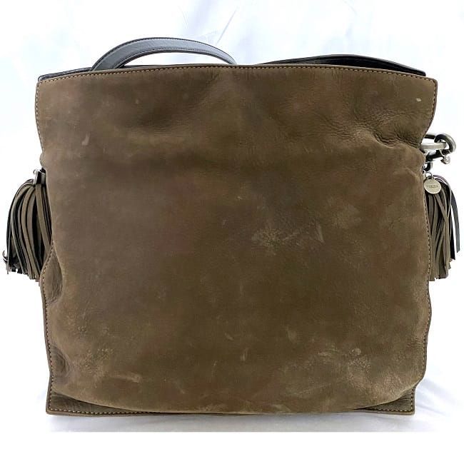 Loewe Drawstring Shoulder Bag Flamenco 30 Brown Anagram