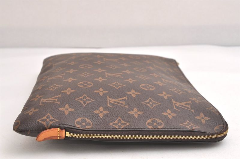 Louis Vuitton Monogram Etui Voyage MM Clutch Bag Wallet M44499 LV 3345n