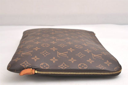 Louis Vuitton Monogram Etui Voyage MM Clutch Bag Wallet M44499 LV 3345n