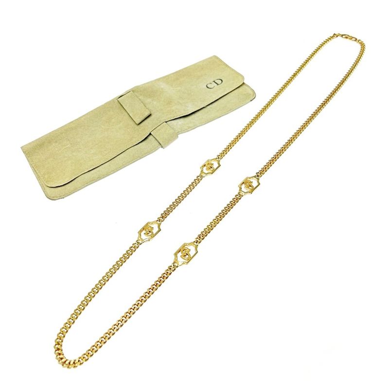 Christian Dior GP CD Logo Long Necklace Women 328089 Necklace