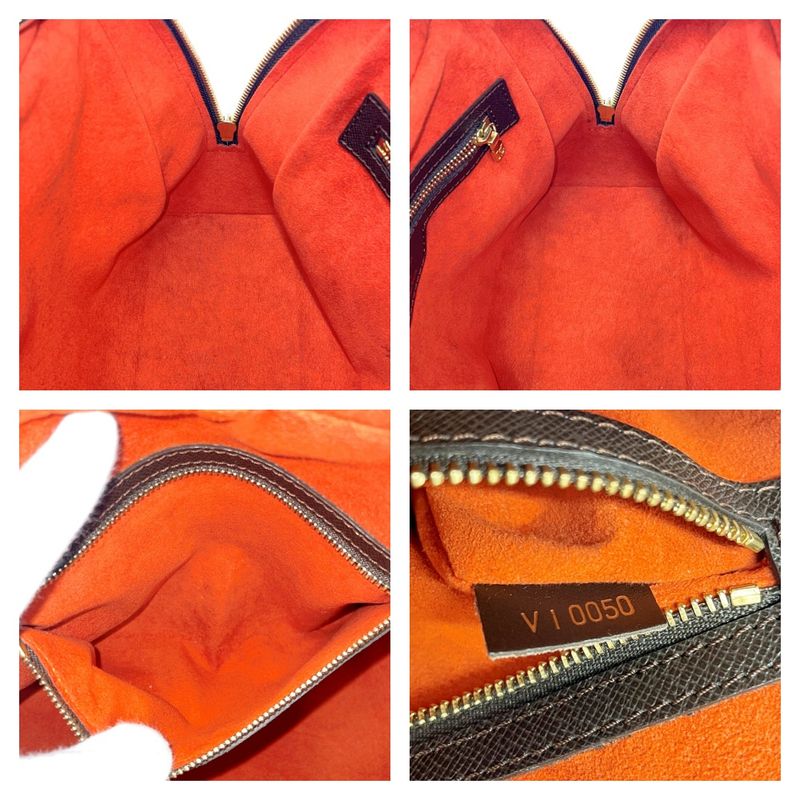 Louis Vuitton N51150 Damier PVC Brera Handbag Brown 370440 Handbag