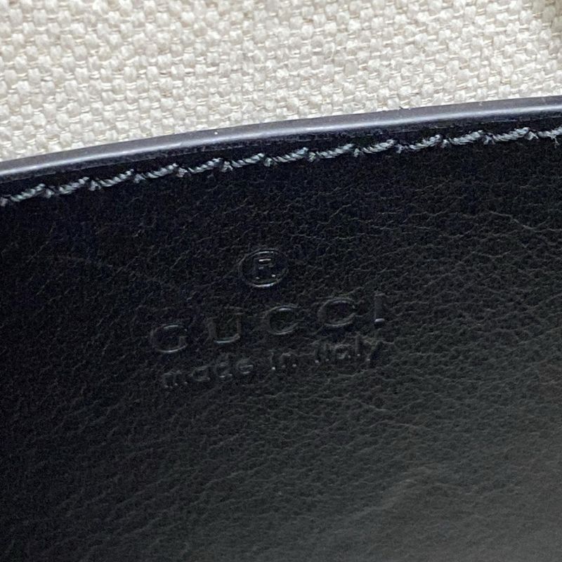 Gucci Ggmatelasse 702251 Black Chain Shoulder/mini Bag Leather