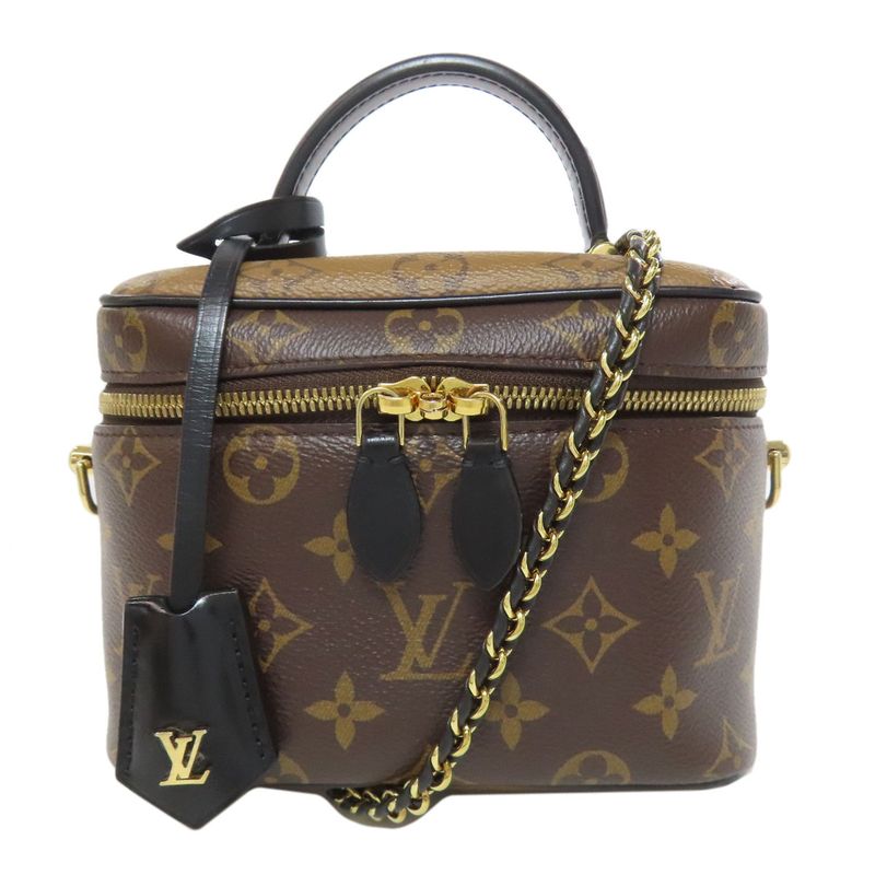 Louis Vuitton M45165 Vanity NVPM Handbag Monogram Reverse Women
