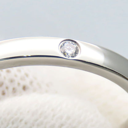 Cartier Ring - Ring Classic Wedding 50 Pt950 Diamond Approx 3.3g Platinum 1PD