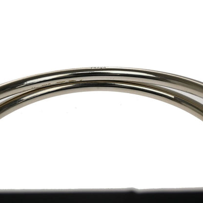 Prada Handbag Black Nylon Leather 80ka730