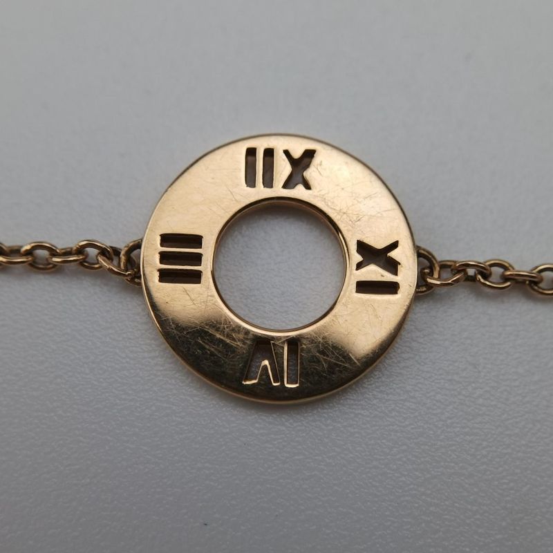 Tiffany Atlas Earrings De Gold Au750