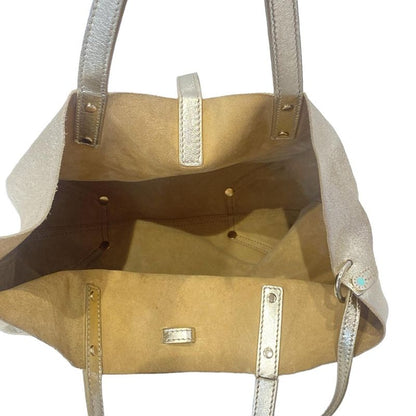 Tiffany & Co Tote Bag Gold Reversible Leather