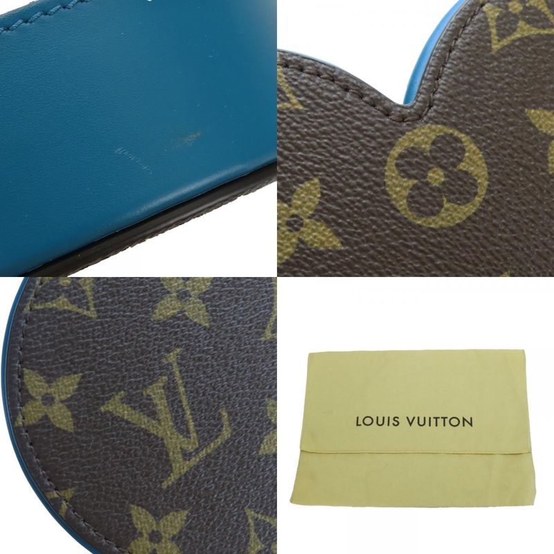 Louis Vuitton Other Accessories Vidée Poche Flower Monogram Blue Veil Brown