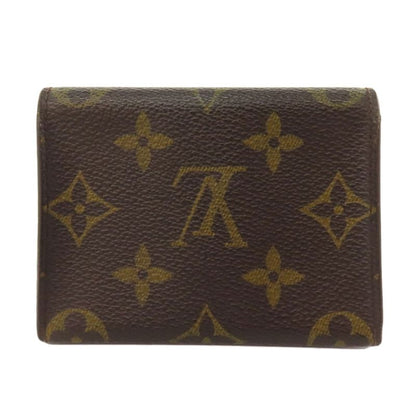 Louis Vuitton M62920 Enveloppe Carte De Visite Card Case Monogram Canvas Women