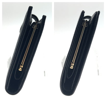 Chanel Caviar Skin Coco Mark Long Wallet A13498 Black
