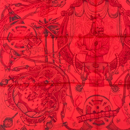 Hermes Carre 90 Horsawards Silk Scarf