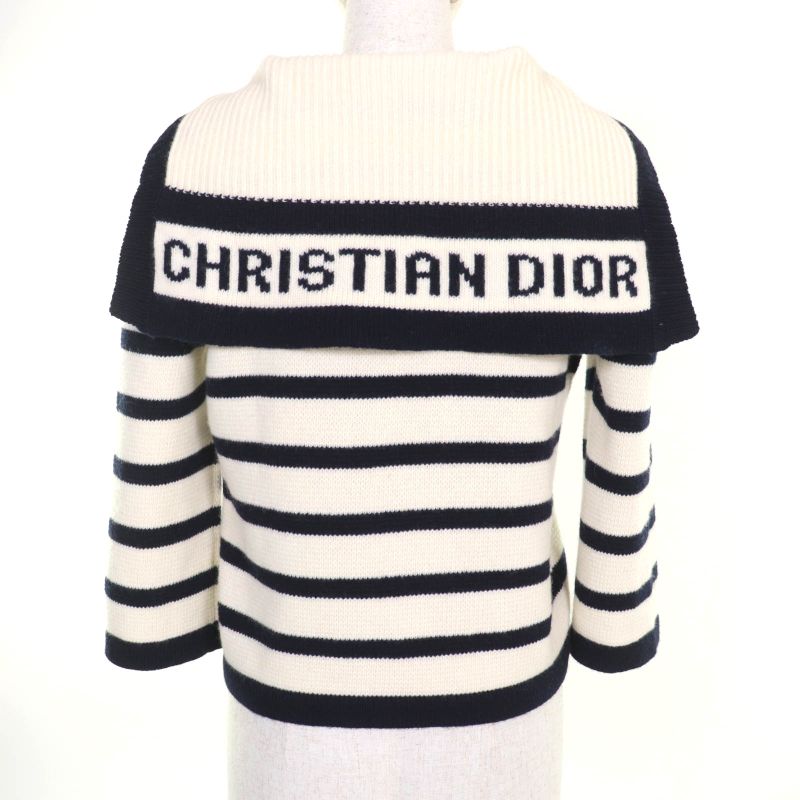 Christian DIOR 224g02am309 Cashmere Blend With Anchor Buttons Logo Design