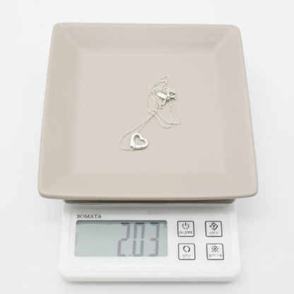 11mm (0.43in) Tiffany & Co Open Heart Necklace 24-5514s