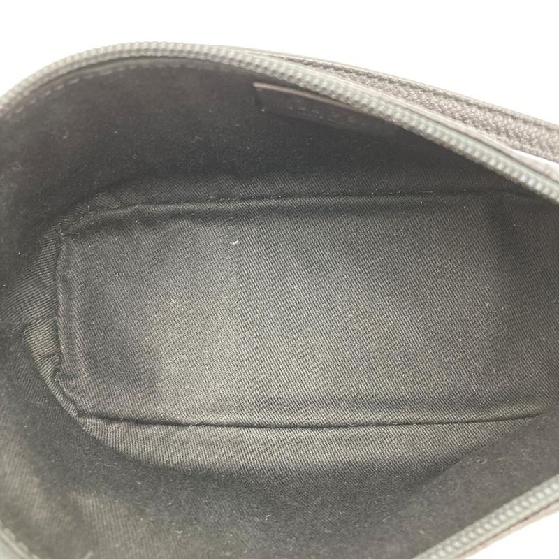 [gucci 250001 Handbag Pouch Accessory Pouch Lizard Shape Push Black Simple