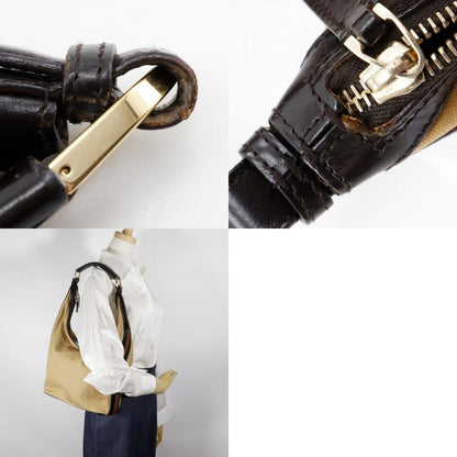 Gucci Sherry Line 001-4288 Canvas Beige Ladies Shoulder Bag