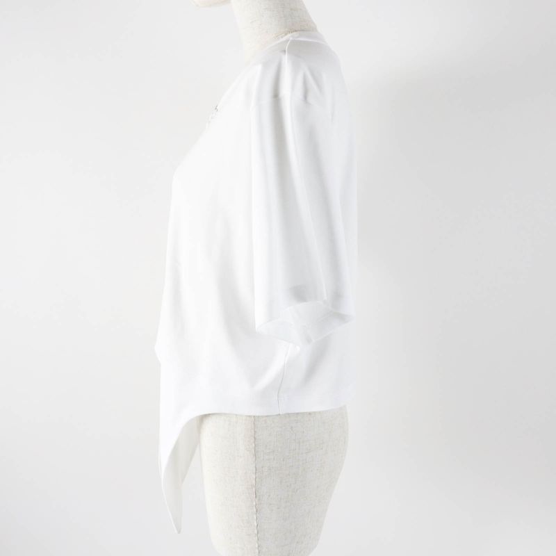 Louis Vuitton 23SS Cropped Box Silhouette Short-sleeved T-shirt White L Made