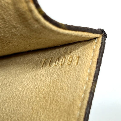 Louis Vuitton Pochette Florentine M51855 Monogram Canvas Brown