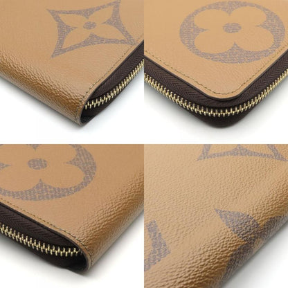 Louis Vuitton Long Wallet Zippy Wallet M69353 Monogram Reverse Brown Gold