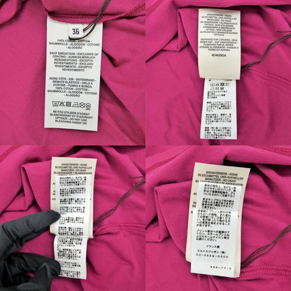 Hermes Short Sleeve T-shirt Della Cavalleria Rouge Magnolia Size 36
