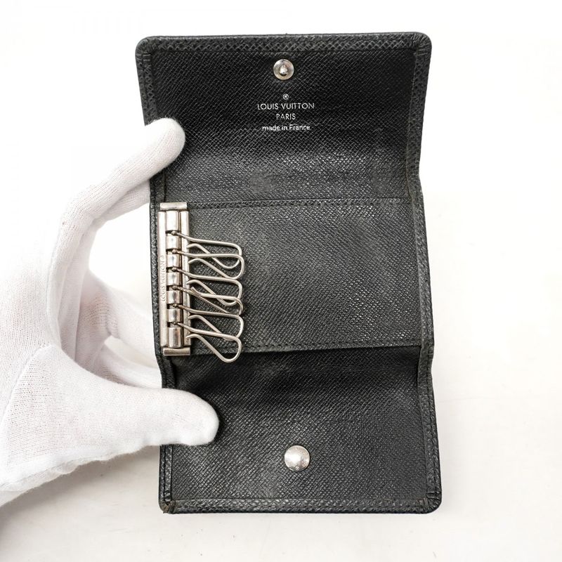 Louis Vuitton Key Case Taiga Multicles 6 M30532 Ardoise Men's