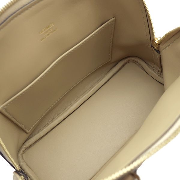 Hermes 2-Way Bag Bolide 1923 Mini Evercolor Trench Gold Hardware Never Used New