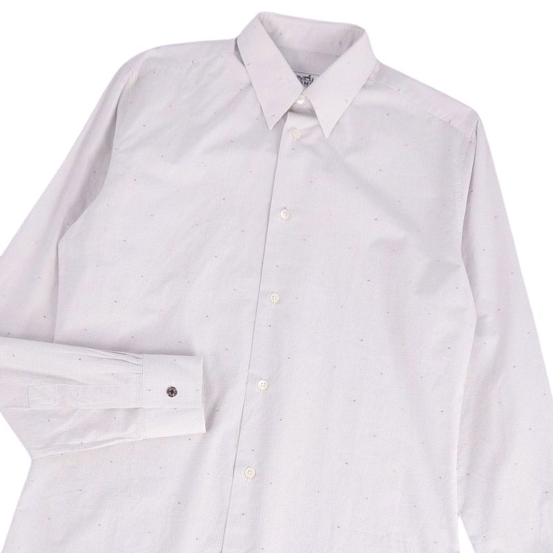 Hermes Shirt 20AW Long Sleeve Long Sleeve Check