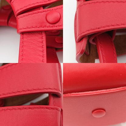 Bottega Veneta The Shell Red Leather IC Chip