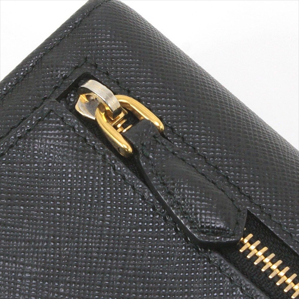 Prada Saffiano Bifold Long Wallet Black