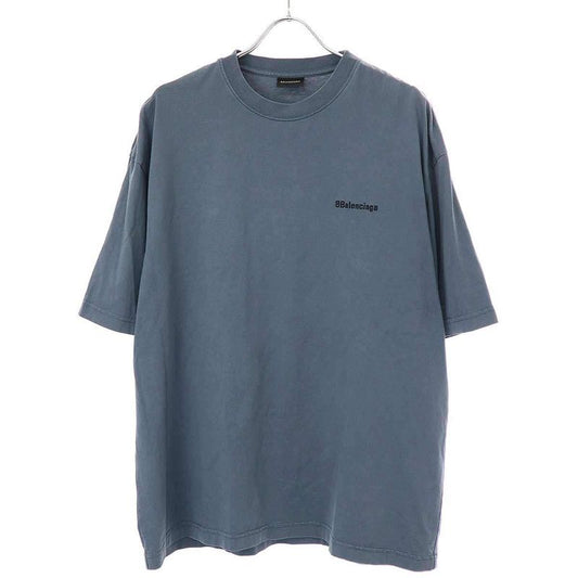 Balenciaga 23ss Medium Fit T-Shirt Medium Fit T-Shirt 612966 Tnvg7 Blue L
