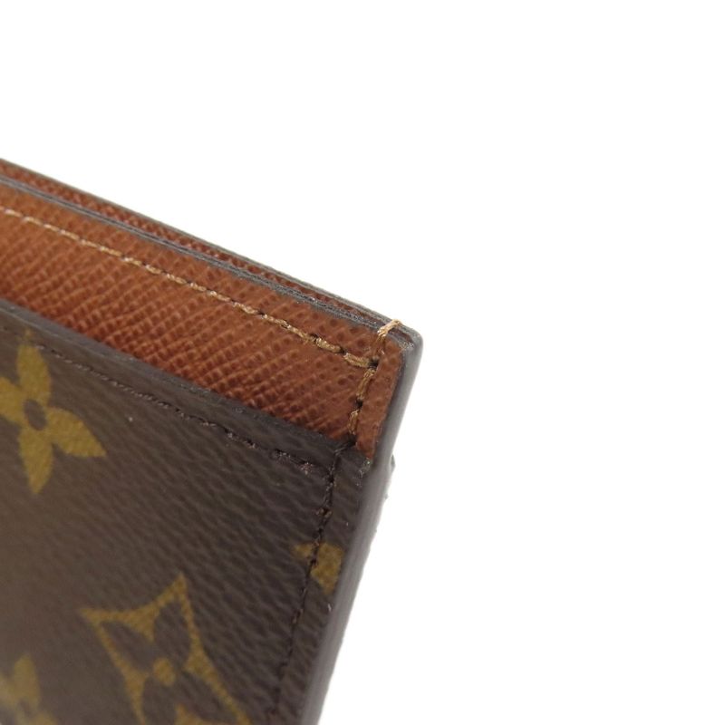 Louis Vuitton M61733 Porte Carte Surple Card Case Monogram Canvas Women