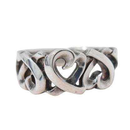 Authentic Tiffany & Co Tiffany & Co Triple Loving Heart 925 Ring Ring Size 11.5