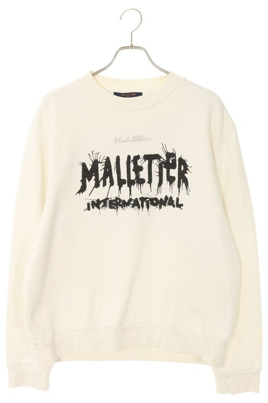 Louis Vuitton 24SS Rm241m IHN Hqy23w Graphic Logo Crewneck Sweatshirt Men's XXL