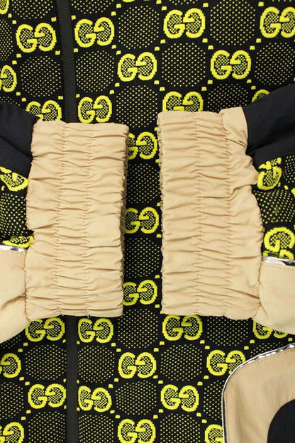 Gucci 752157 Xjfsm Ggmonogram Allover Zip-up Blouson Men's L