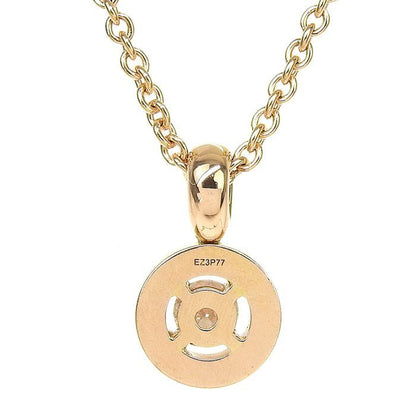 Bvlgari 1P Diamond Necklace 18K Pink Gold 750 Pink Gold With Diamonds 38.5cm