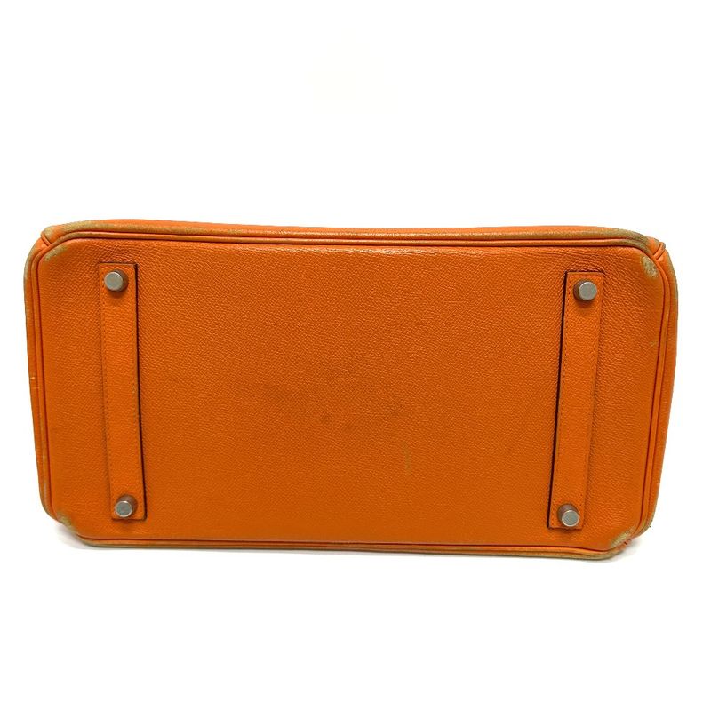 Hermes Handbag Birkin 35 Vaux Epson Orange